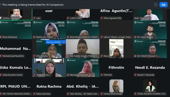 Fakultas Tarbiyah dan Ilmu Keguruan IAI Tabah Lamongan Gelar Seminar Internasional