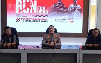Peringati HUT RI ke-80, Polres Tulungagung Gelar Lari Marathon ke Makam Bung Karno Kota Blitar
