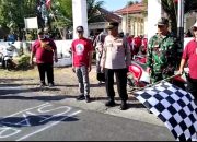 Peringati HUT RI Ke 80, Kecamatan Jambesari DS Gelar Gerak Jalan Unik
