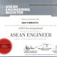 The AFEO Resmi Sematkan Gelar Asean Eng Kepada Kepala Bappeda Sumenep