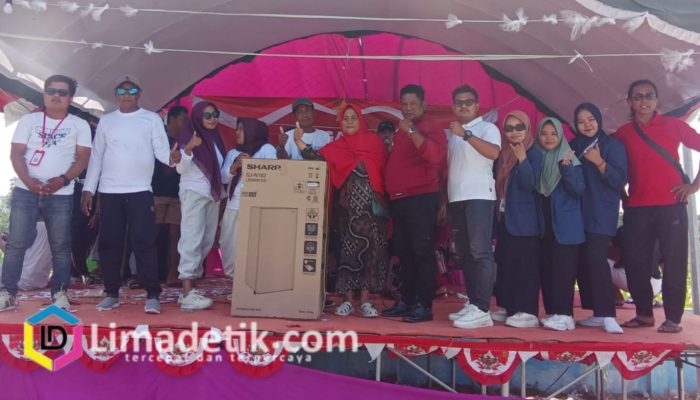 Hut RI ke-80, Pemdes Dharma Camplong Hidupkan Semangat Kebersamaan Lewat JJS berhadiah