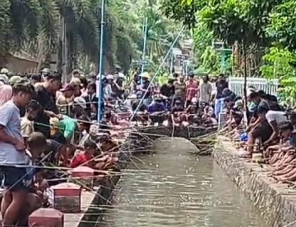 Event Mancing Gratis Dipadati Ratusan Peserta di Mlelo Bendo agung Kampak Trenggalek