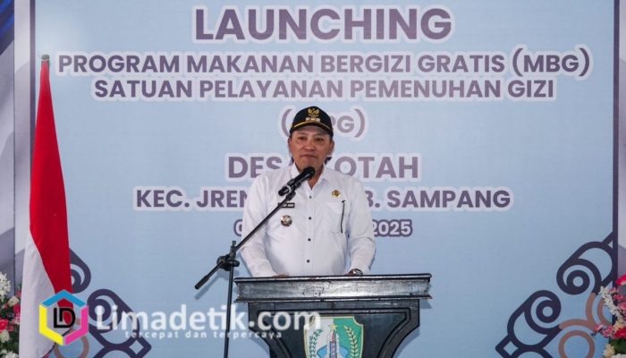 MBG Diresmikan di Desa Kotah, Bupati Sampang Minta Distribusi Tepat Sasaran dan Berkualitas
