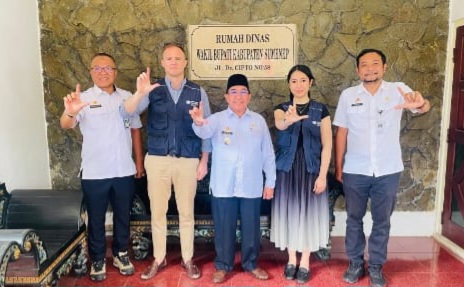 Berkunjung ke Sumenep, Dr. Chavia dari WHO Ditemui Wabup Imam Hasyim