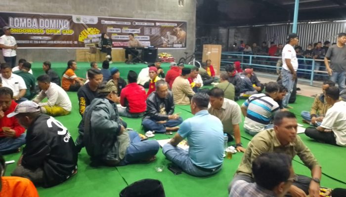 Tunjukkan Simbol Kekuatan Solidaritas Antar Kades, PKD Bondowoso Gelar Lomba Domino