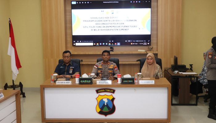Sosialisasi Program Asabri dan Layanan Perbankan, Begini Pesan Wakapolres Sumenep Kepada Personel Menjelang Purna Tugas 1 Sosialisasi Program Asabri dan Layanan Perbankan, Begini Pesan Wakapolres Sumenep Kepada Personel Menjelang Purna Tugas