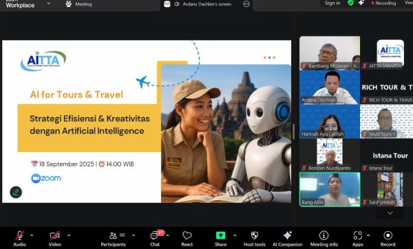 AITTA Jakarta Gelar Kelas AI, Travel Agent Siap Rebut Pasar Global