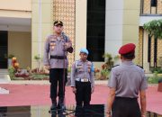 Pimpin Upacara Korps Raport Kenaikan Pangkat Pengabdian, Kapolres Sumenep: Jadikan Motivasi