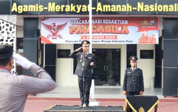 Kapolres Trenggalek Pimpin Upacara Hari Kesaktian Pancasila, Perekat Bangsa Menuju Indonesia Raya