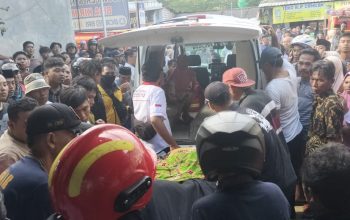 Kebakaran Laundry di Pasar Jengara Sumenep Satu Nyawa Karyawati Melayang
