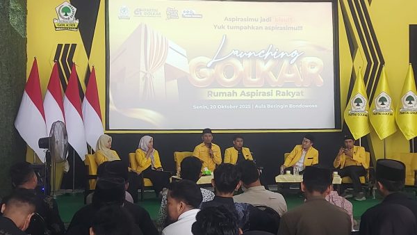 Golkar Launching Rumah Aspirasi, Media Wadul Masyarakat Bondowoso
