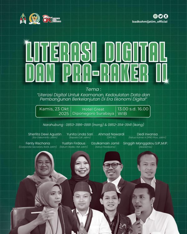 Bangun Kesadaran Digital: BADKO HMI Jatim, DPD RI, dan OJK Gaungkan Kedaulatan Data di Era Ekonomi Digital