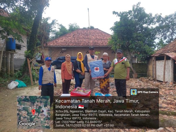 Warga Terdampak Angin Puting Beliung Dapat Bantuan dari Pemkab Bangkalan