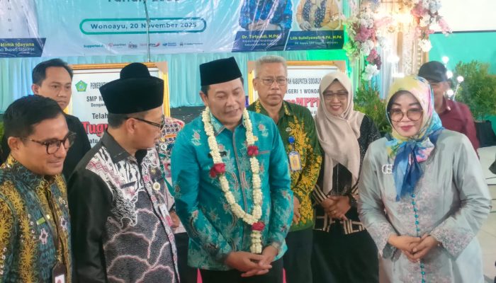 Bupati Subandi Apresiasi Inovasi Pendidikan SMPN 1 Wonoayu, Dorong Sekolah Lain Ikuti Jejak Positif
