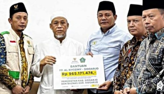 Dampingi Pemulihan Ponpes Al-Khoziny, Pemkab Sidoarjo Berikan Bantuan Rp1,38 Miliar