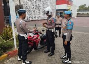 Dukung Operasi Zebra Semeru 2025, Sipropam Polres Trenggalek Gelar Razia Kendaraan Anggota