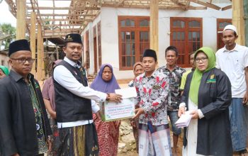 Baznas Pamekasan Salurkan Bantuan Sembako, Korban Longsor Dijanjikan Hunian Baru