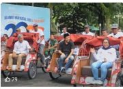 200 Warga Trenggalek Dapat Becak Listrik dari Presiden Prabowo Subianto