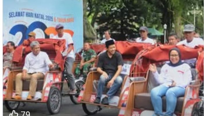 200 Warga Trenggalek Dapat Becak Listrik dari Presiden Prabowo Subianto