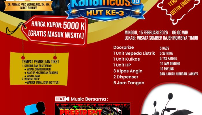 KanalNews.id Rayakan HUT ke-3, Satukan Media–Pemda–Masyarakat Lewat JJS di Sombher Rajeh