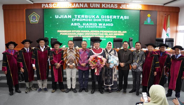 Bupati Bondowoso, Abdul Hamid Wahid Raih Doktor Cumlaude di UIN KHAS Jember