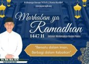 Sambut Bulan Suci Ramadan 1447 H, MTsN 2 Kediri Gelar Apel dan Pawai Ta’aruf