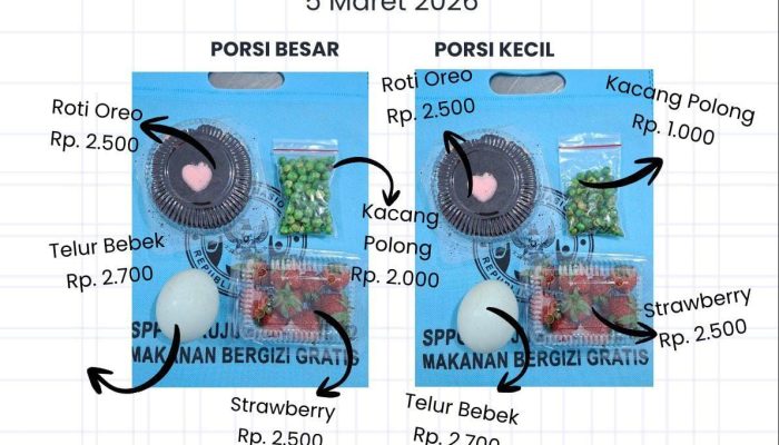Transparansi Anggaran Menu Kering MBG Ramadhan di Bondowoso, SPPG Grujugan Kidul 02 Jelaskan Detail AKG