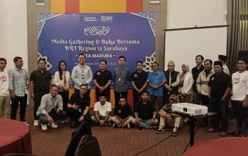 BRI dan PWI Pamekasan Perkuat Sinergi Lewat Media Gathering dan Bukber