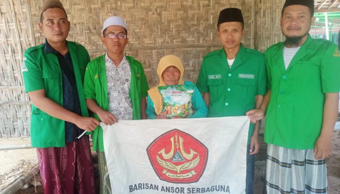 PAC GP Ansor Nonggunong Santuni Fakir Miskin, Tebar Kepedulian ke Delapan Desa