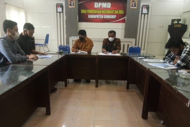 Menyoal Transparansi Pemdes Saur Saebus, FKPS Datangi Kantor DPMD Sumenep