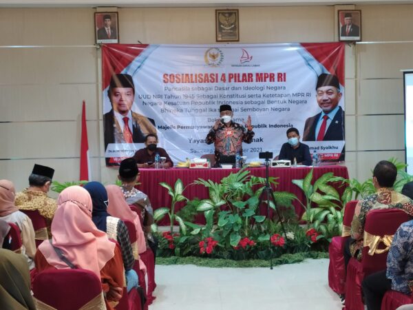 Yayasan Dakau Lamak bersama Anggota MPR RI Gelar Sosialisasi Empat Pilar Kebangsaan