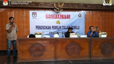 Sasar Pemilih Pemula, KPU Gandeng PWI Sumenep Sosialisasikan Tahapan Pemilu 2024 di Kampus Unija