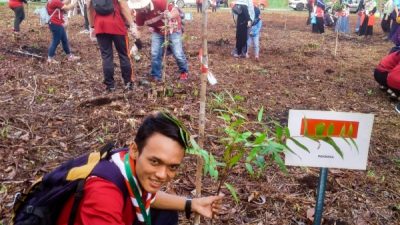 Hari Sejuta Pohon Sedunia, Ketua DKC Pramuka Sumenep Ajak Pramuka Tanam Pohon
