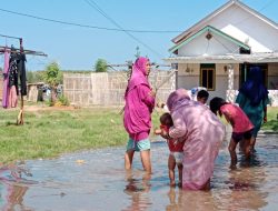 Dilanda Banjir Rob, Warga Kampung Tapakerbau Sumenep Panik