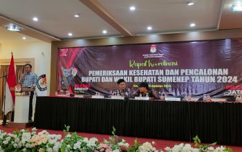 KPU Sumenep Gelar Rakor Pemeriksaan Kesehatan Pencalonan Bupati dan Wakil Bupati Tahun 2024