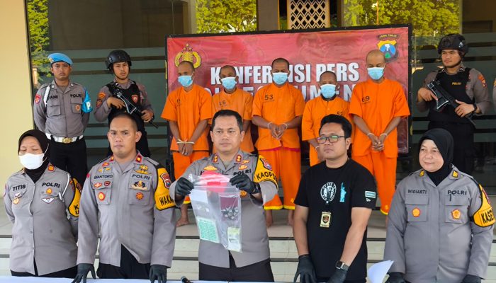 Ini Penyebab Lima Orang Warga Batang batang Ditangkap Polres Sumenep