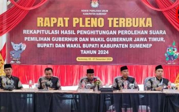 Gelar Pleno Terbuka, Ketua KPU Sumenep Sebut Pilkada Serentak 2024 Berjalan Aman