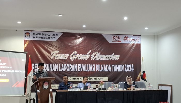 KPU Sumenep Lakukan Penyusunan Pelaporan Evaluasi Pelaksanaan Pilkada 2024 Melalu FGD