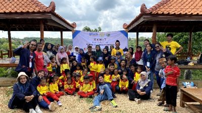 KKN-T 50 UTM Adakan Kegiatan Outbond Learning Bersama TK Tarbiyatul Atfal di Kampung Wisata Panjalin