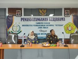 Kajari Sumenep Dapat Tiket Berbagi Ilmu dengan Mahasiswa Fakutas Hukum UPN Veteran Jawa Timur