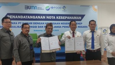 MoU PT Garam dan Kejari Sumenep Diisi Sosialisasi Fungsi dan Peran Jaksa Pengacara Negara