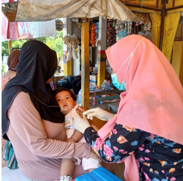 Cegah KLB Campak, Puskesmas Saronggi Gencarkan ORI dan Sweeping Imunisasi