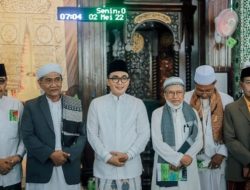 Sholat Idul Fitri di Masjid Agung Asy-Syuhada’, Bupati ajak Masyarakat Bersyukur dan Do’akan Covid-19 Segera jadi Endemi