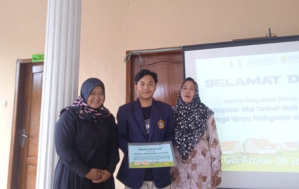 Tingkatkan Hasil Pertanian Desa Gili Anyar, ABDIMAS UTM Gelar Penyuluhan dengan Tema Penciptaan Nilai Tambah Hasil Produksi